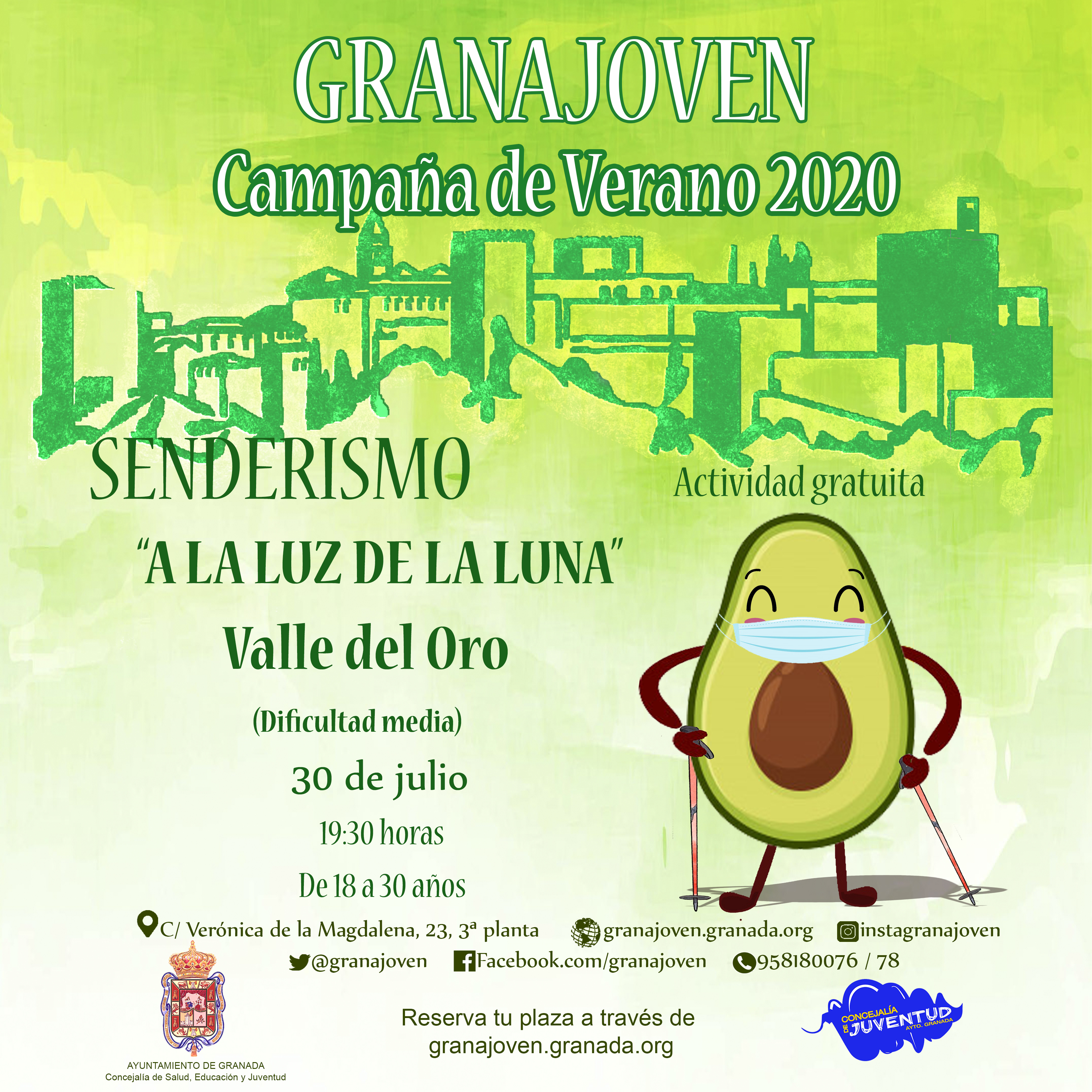 Verano Granajoven. Senderismo "a la luz de la luna"